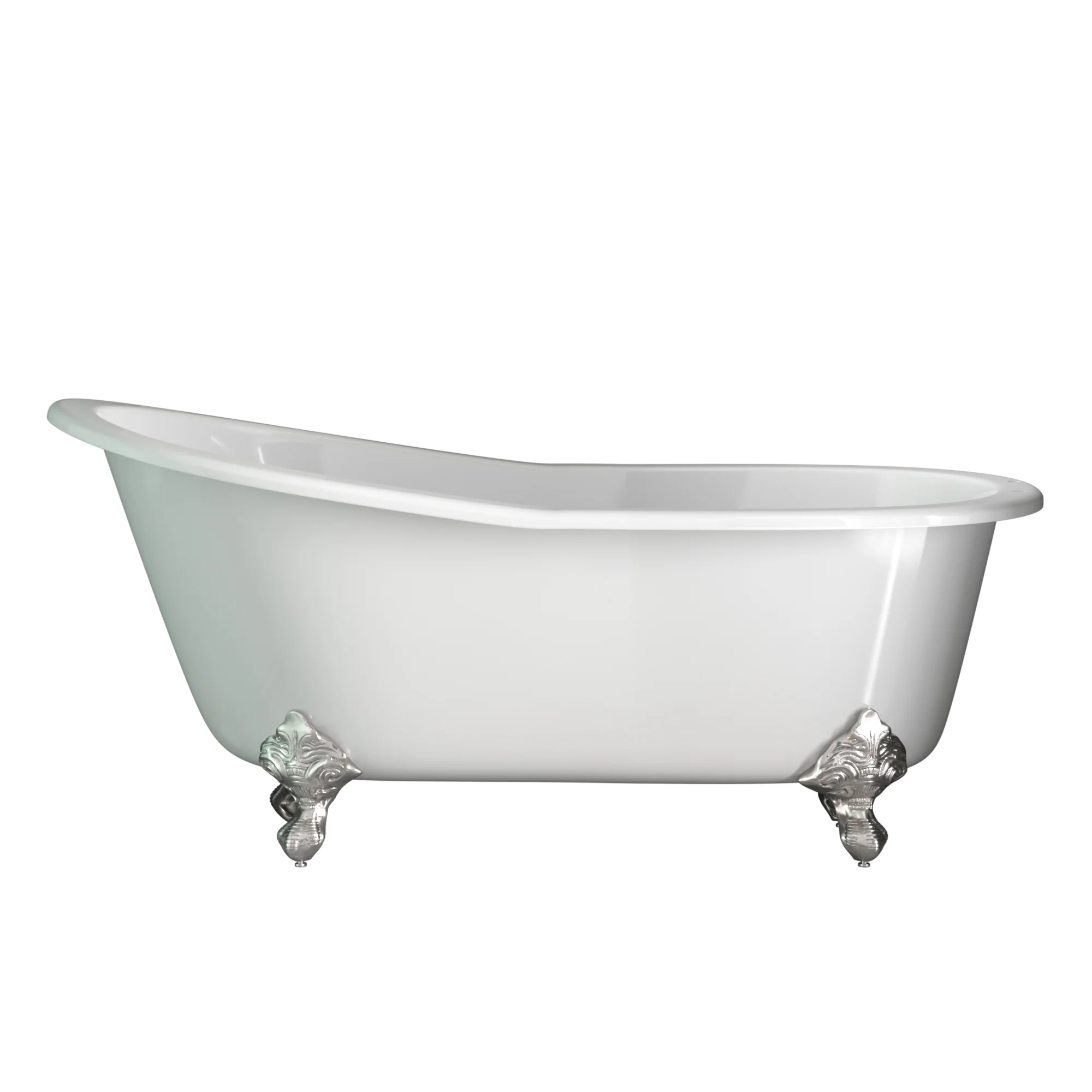 Cambridge Plumbing Cast Iron Slipper Clawfoot Tub 67" X 30" - Image 2