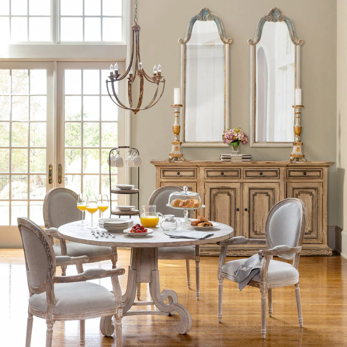 Park Hill Collection Country French Cedric Wood Console EFC20144 - Image 9