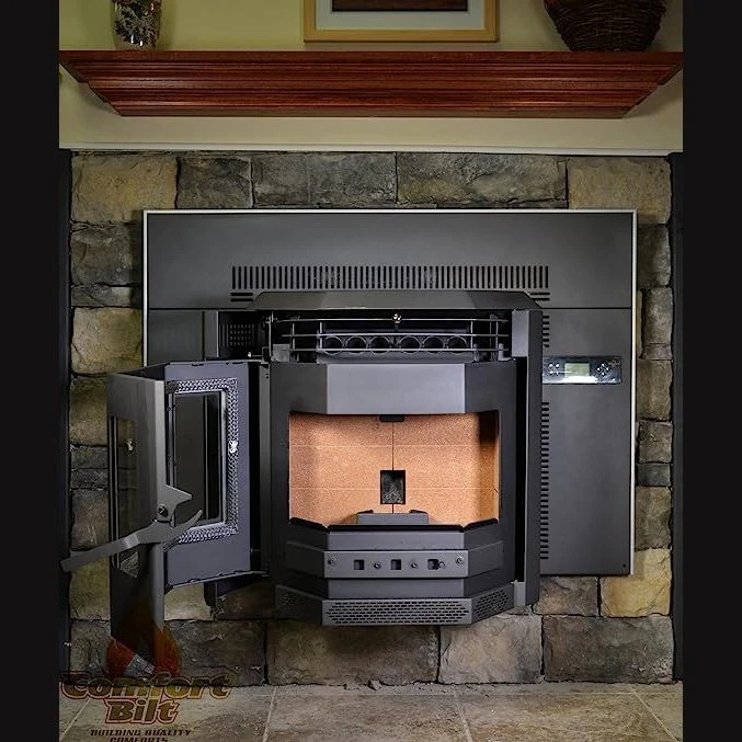 Comfortbilt HP22i Pellet Stove Insert Carbon Black Pellet Fireplace - Image 3