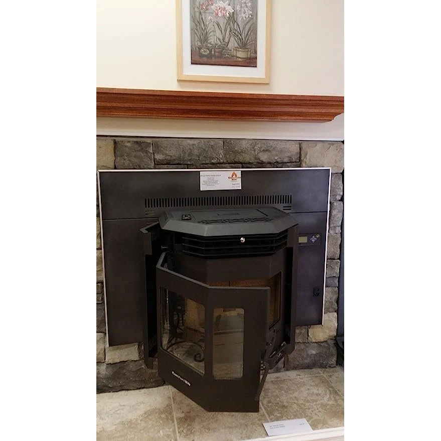 Comfortbilt HP22i Pellet Stove Insert Carbon Black Pellet Fireplace - Image 4