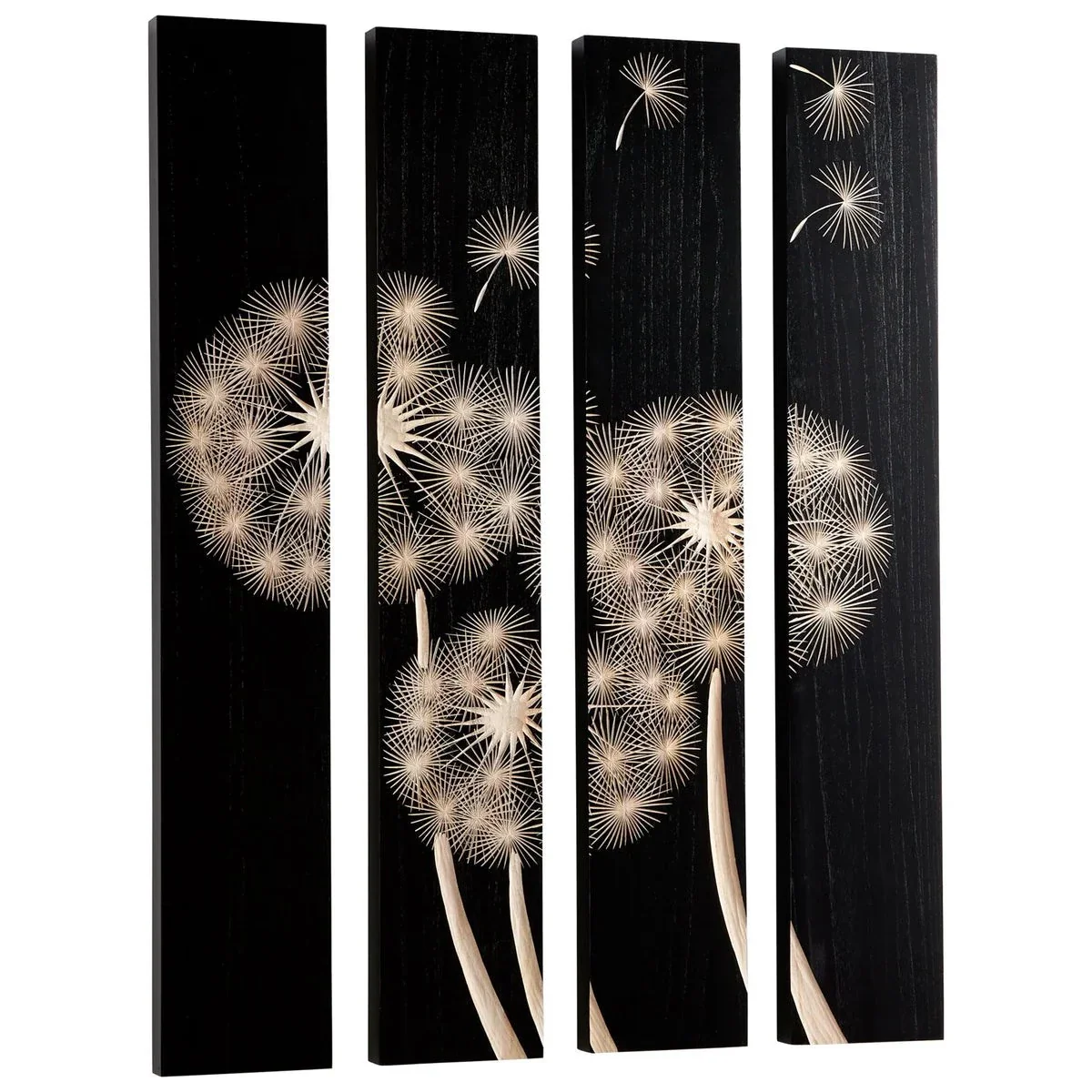 Cyan Design Float On Wall Art | Black 07522