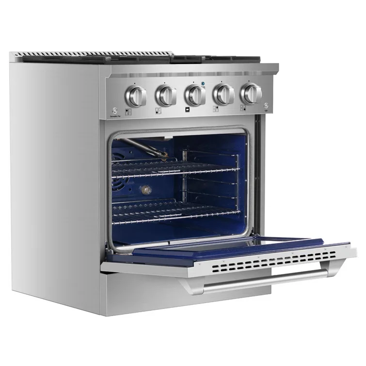 Empava 30 inch Pro-Style Slide-In Single Oven Gas Range EMPV-30GR07 - Image 2