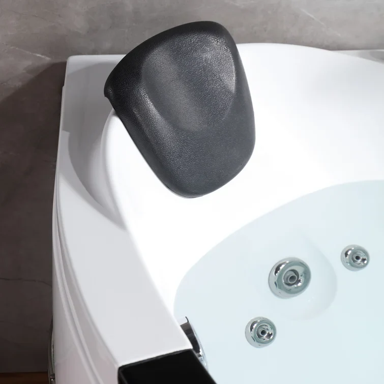Empava 59 inch Whirlpool LED Corner Bathtub - EMPV-59JT319LED - Image 3