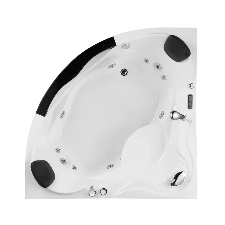 Empava 59 inch Whirlpool LED Corner Bathtub - EMPV-59JT319LED - Image 5