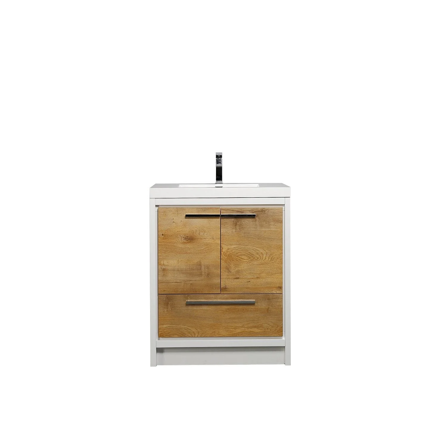 Eviva Grace 36" Bathroom Vanity with White Integrated Acrylic Countertop - Image 11
