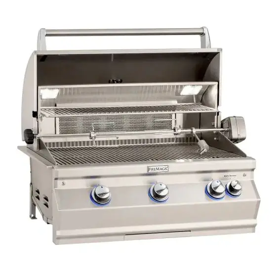 Fire Magic Aurora 30-Inch Built-In Gas Grill With Infrared Burner & Analog Thermometer - Image 2