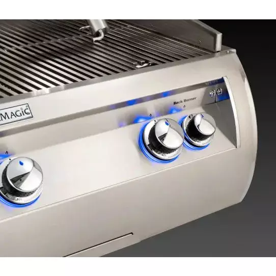 Fire Magic Aurora Built-In Natural Gas & Charcoal Combo Grill With One Infrared Burner - Image 6