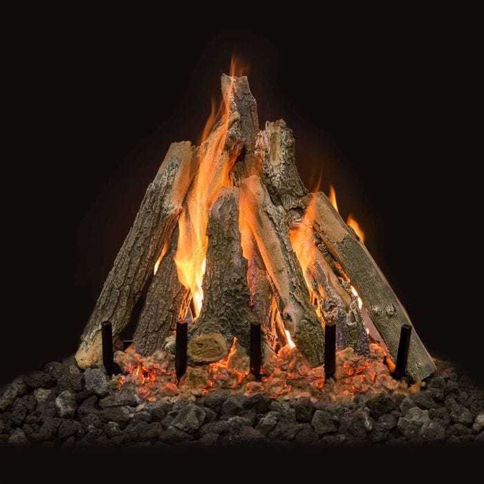 Grand Canyon Arizona Weathered Oak Kiva Gas Log Set (7 PC.)  AWO-KIVALOGS