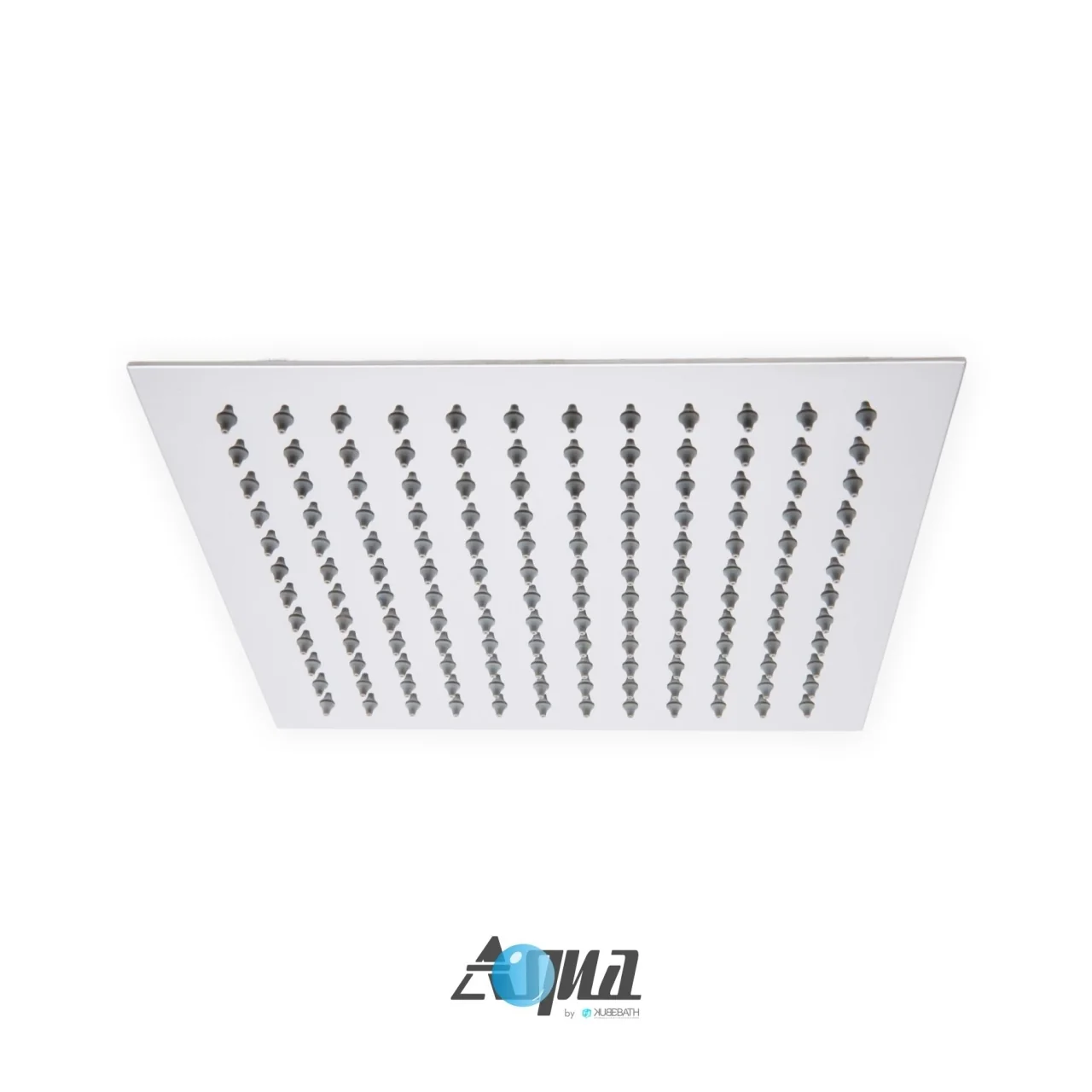 KubeBath Aqua Piazza Super Slim Square Rain Shower Head - Image 3