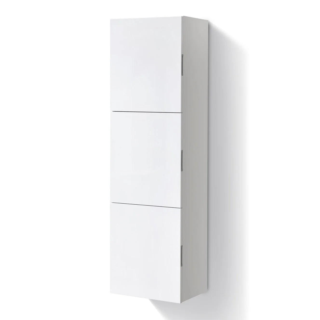 KubeBath Bliss 18" Wide by 59" High Linen Side Cabinet With Three Doors
