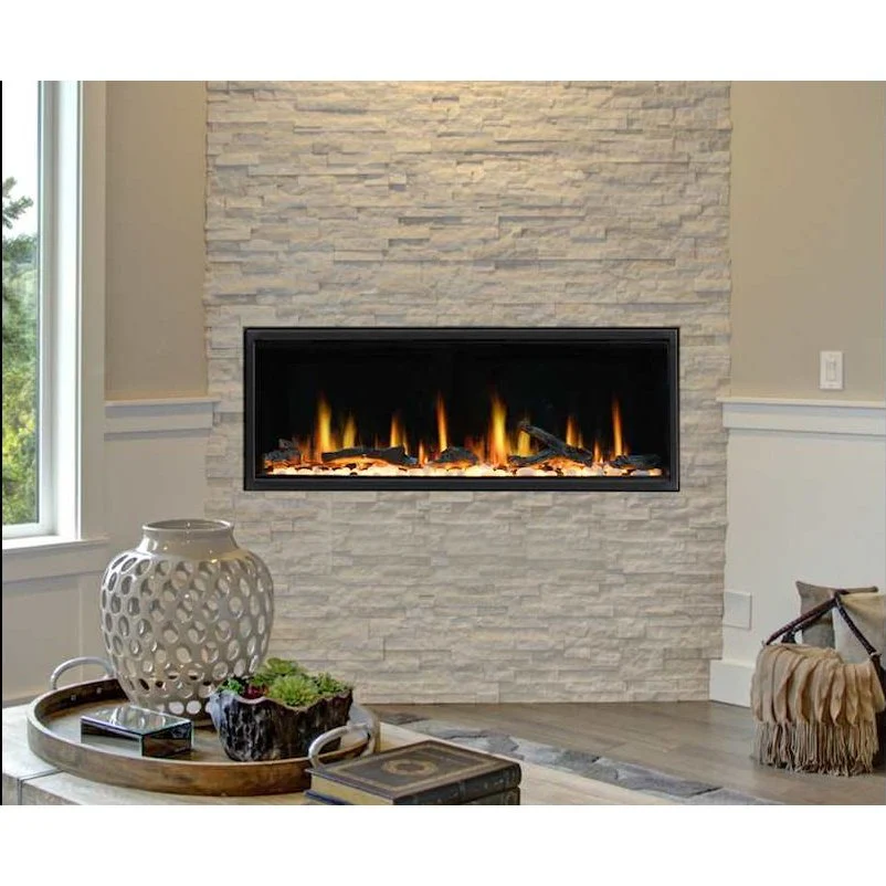Litedeer Homes Latitude 45" Smart Electric Fireplace with Driftwood Log & River Rock - Image 10