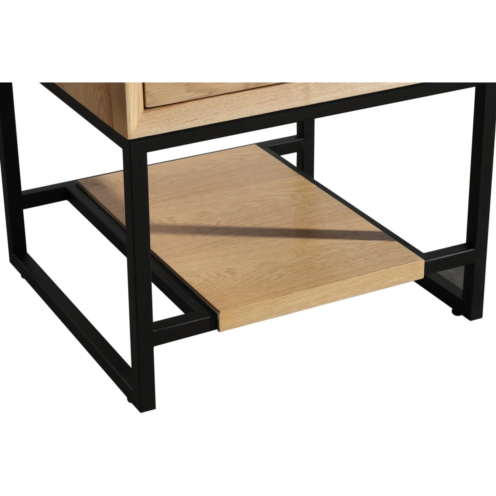 Laviva Alto 24” California White Oak Bathroom Vanity with Black Wood Marble Countertop 313SMR-24CO-BW - Image 4