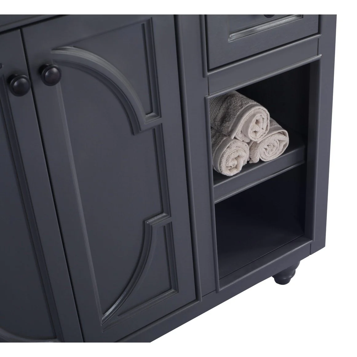 Laviva Odyssey 36" Maple Grey Bathroom Vanity Cabinet 313613-36G - Image 5