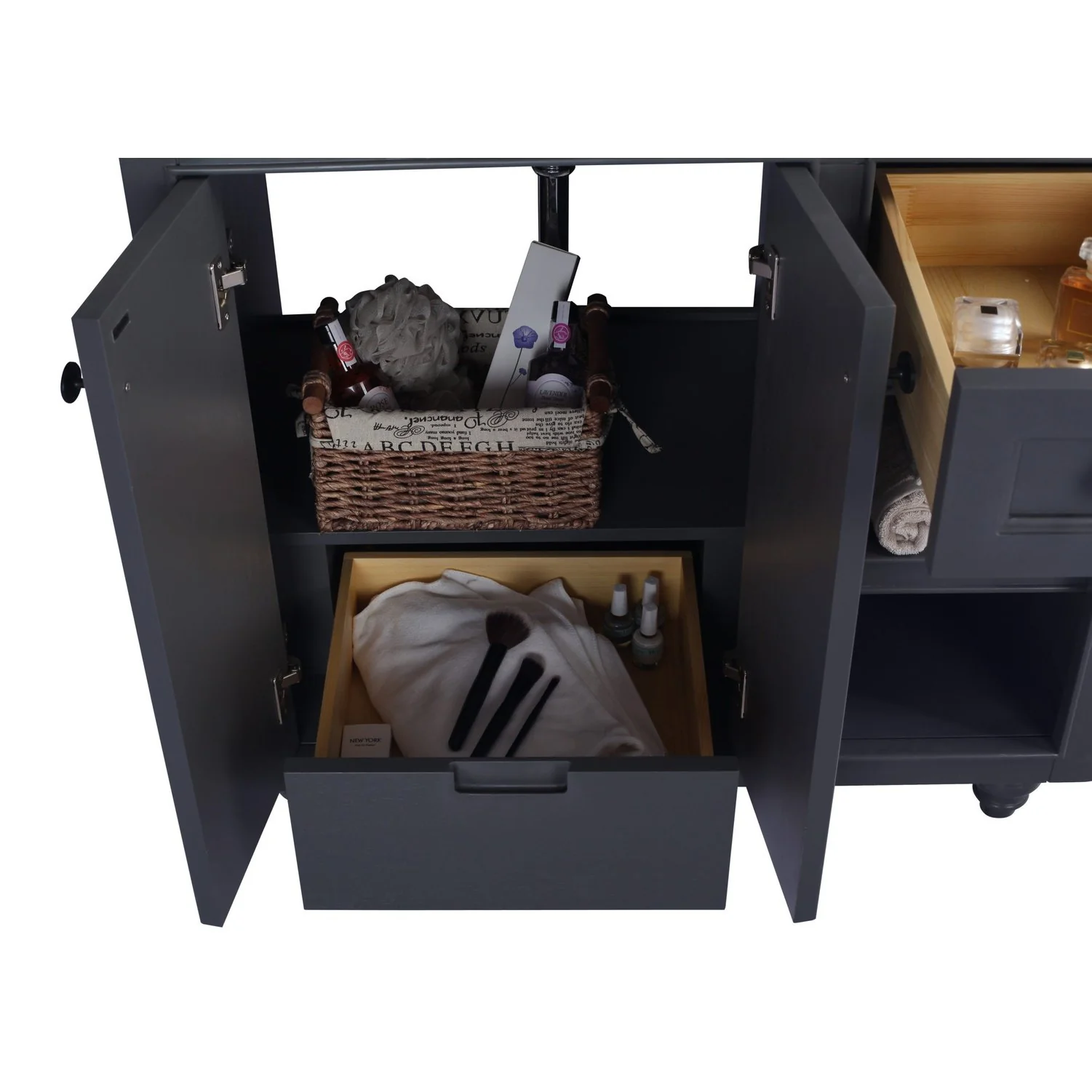 Laviva Odyssey 36" Maple Grey Bathroom Vanity Cabinet 313613-36G - Image 7