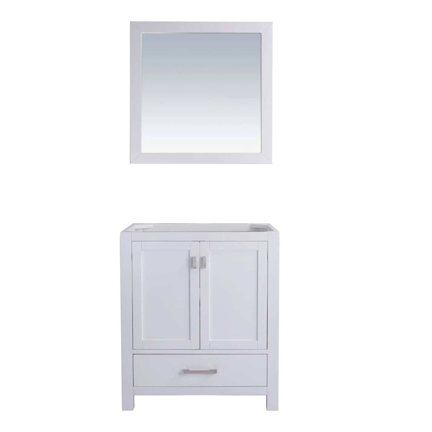 Laviva Wilson 30" White Bathroom Vanity Cabinet 313ANG-30W - Image 2