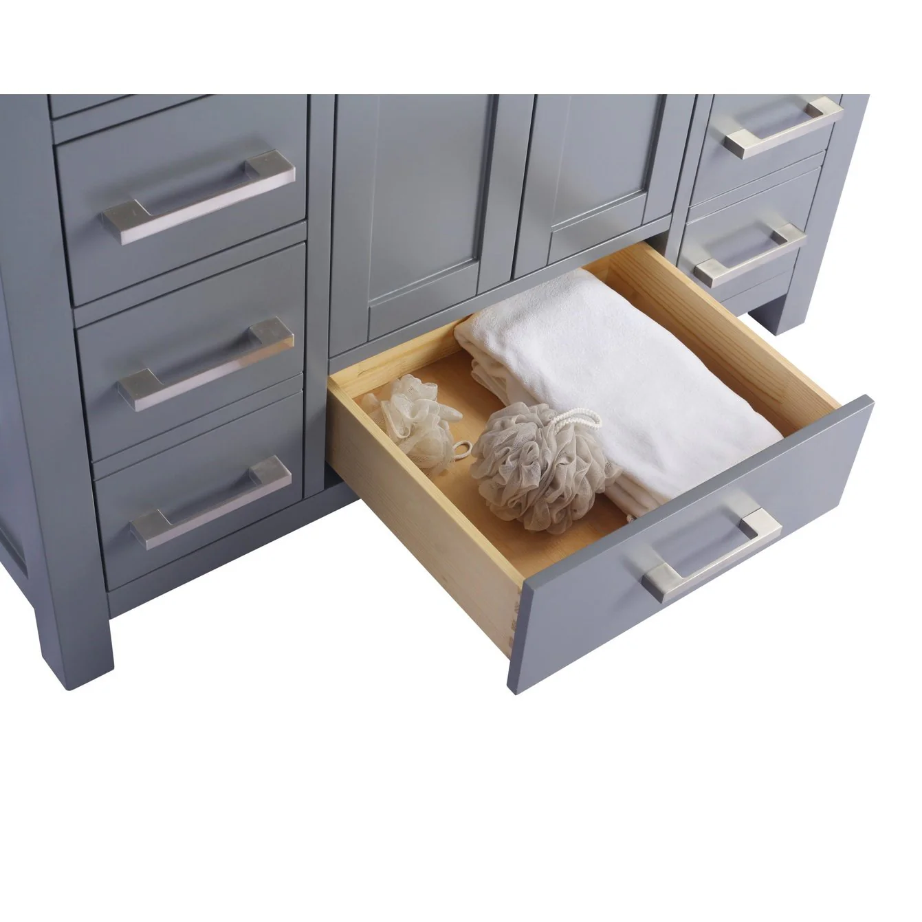 Laviva Wilson 42" Grey Bathroom Vanity Cabinet 313ANG-42G - Image 7