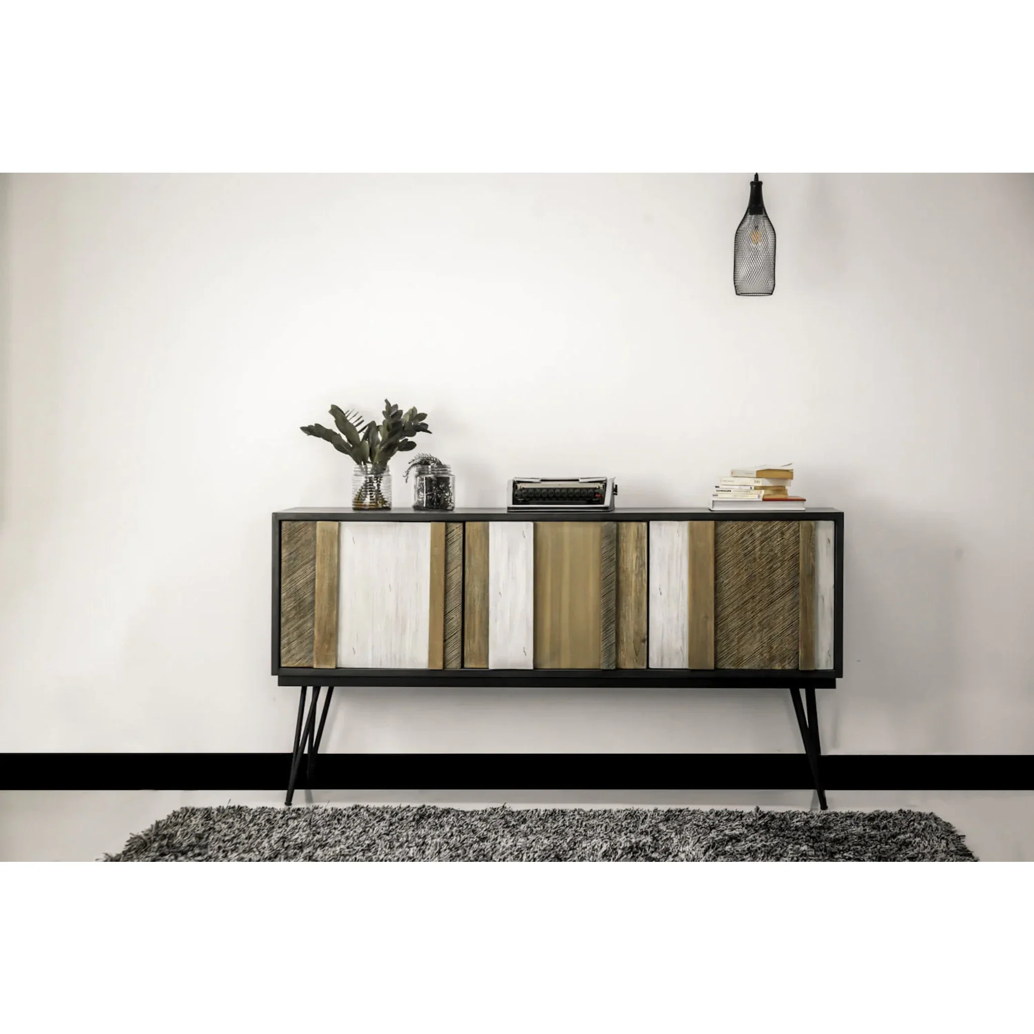 LH Imports Metro Noir Havana Sideboard NHA003B