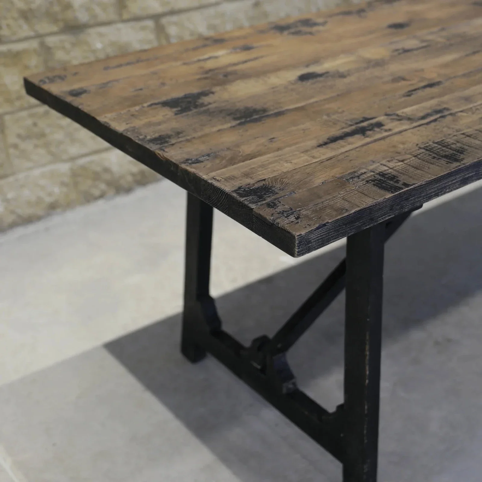 LH Imports Renaissance Dining Table - Black Antique RNS010 - Image 9