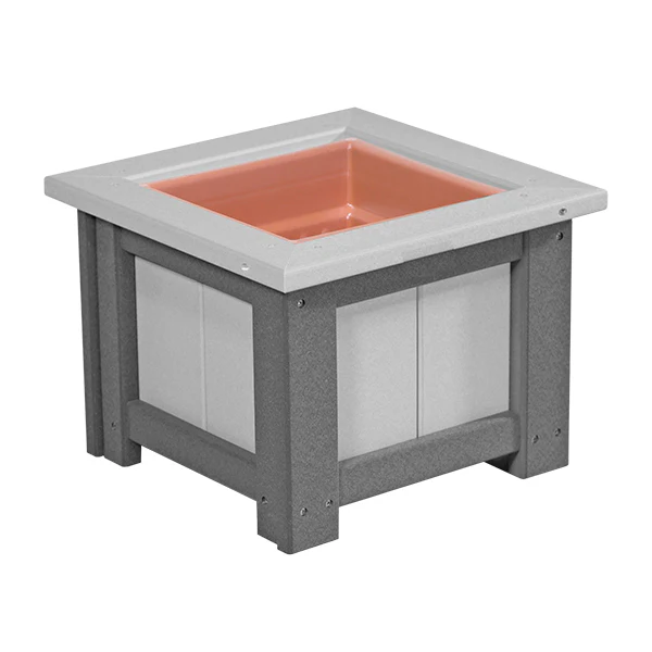 LuxCraft Poly Classic 15" Square Planter - Image 8