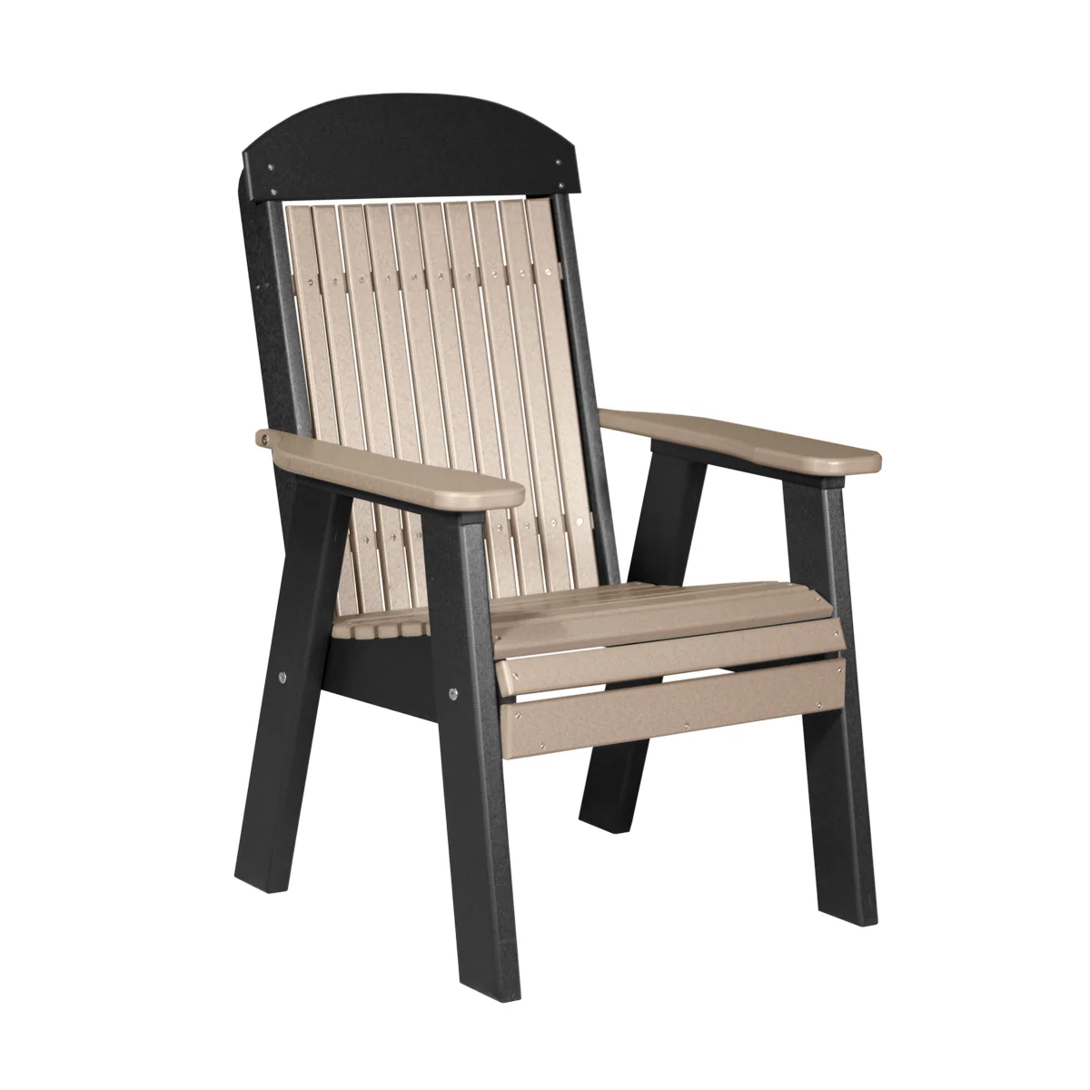 LuxCraft 2' Classic Highback Poly Bench - Image 11