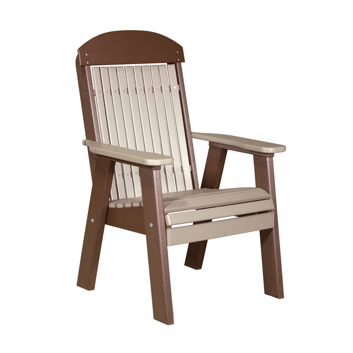 LuxCraft 2' Classic Highback Poly Bench - Image 12
