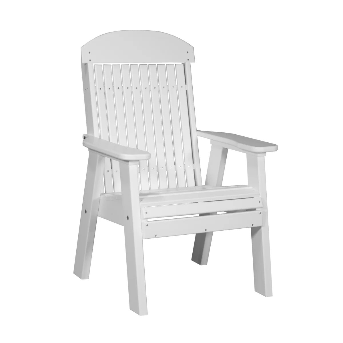 LuxCraft 2' Classic Highback Poly Bench - Image 13