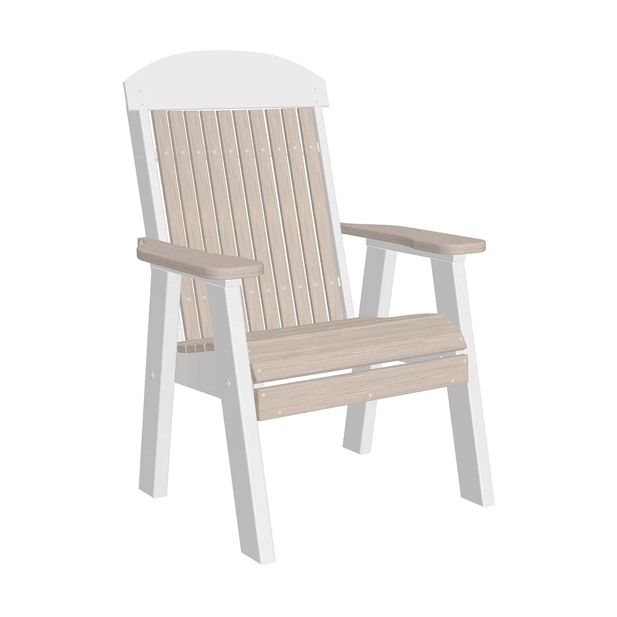LuxCraft 2' Classic Highback Poly Bench - Image 16
