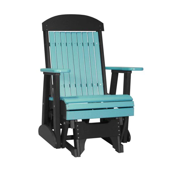 LuxCraft 2' Classic Highback Poly Glider Chair - Image 3