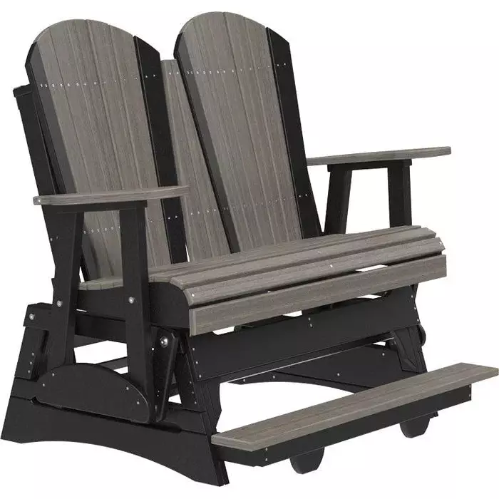 LuxCraft 4' Adirondack Poly Balcony Glider Chair - Image 24
