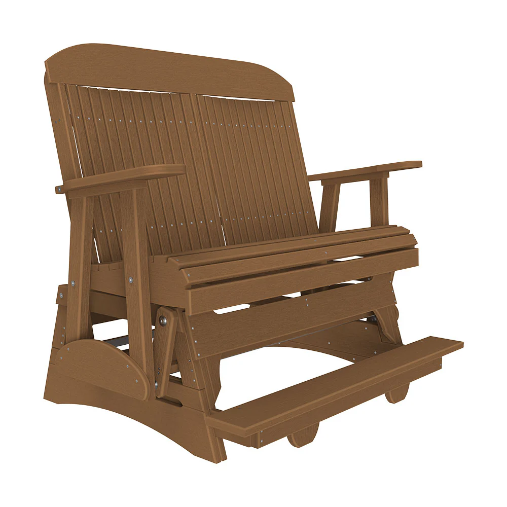 LuxCraft 4′ Classic Balcony Poly Glider Chair - Image 14