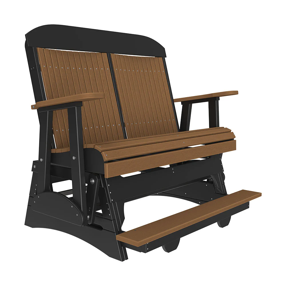 LuxCraft 4′ Classic Balcony Poly Glider Chair - Image 15