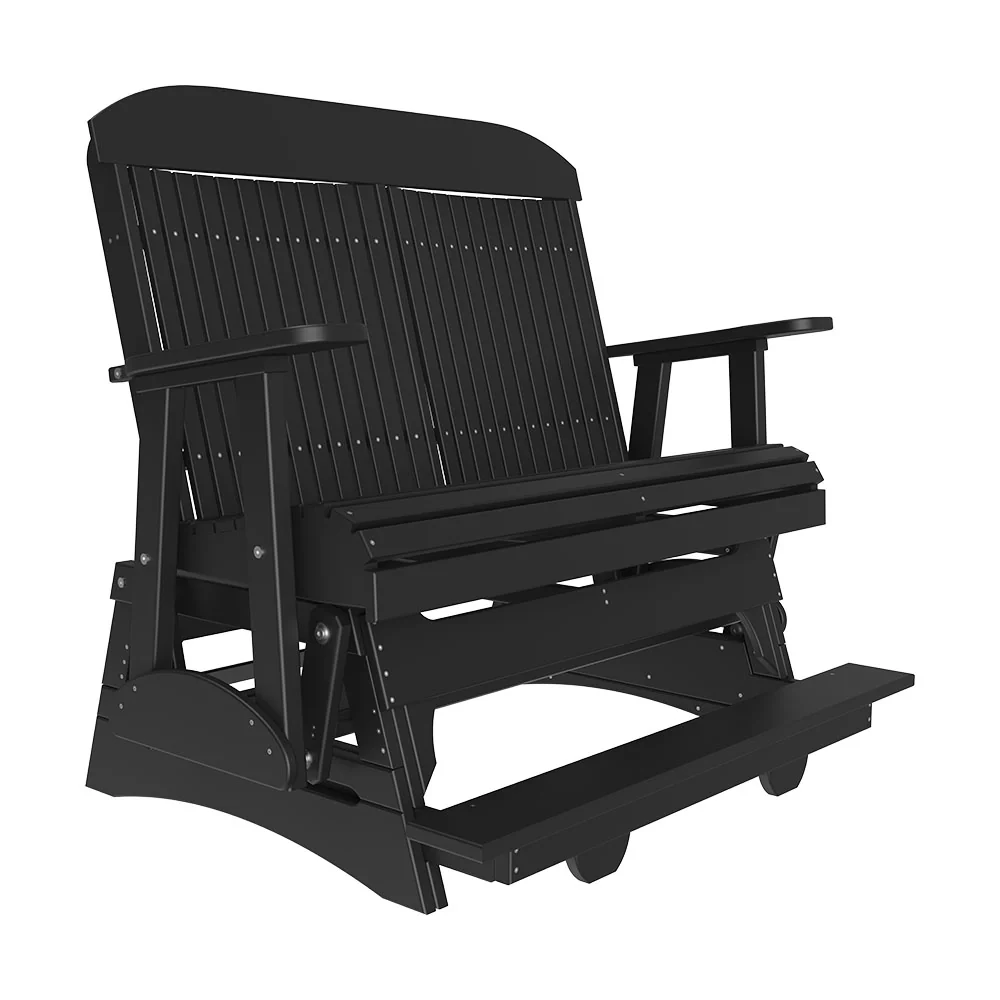LuxCraft 4′ Classic Balcony Poly Glider Chair - Image 3