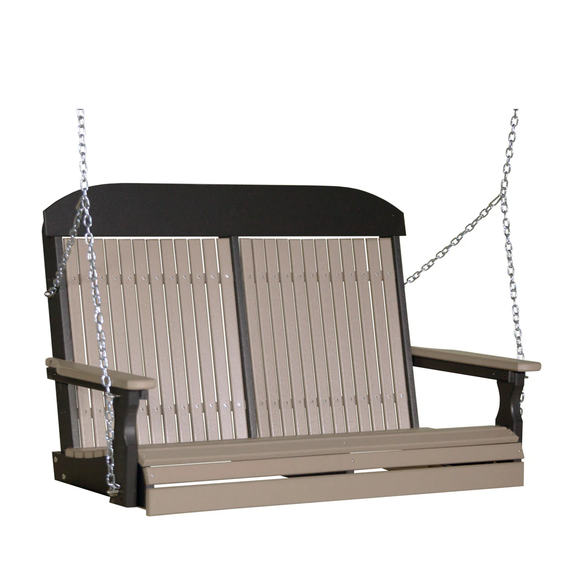 LuxCraft 4' Classic Highback Poly Porch Swing - Image 12