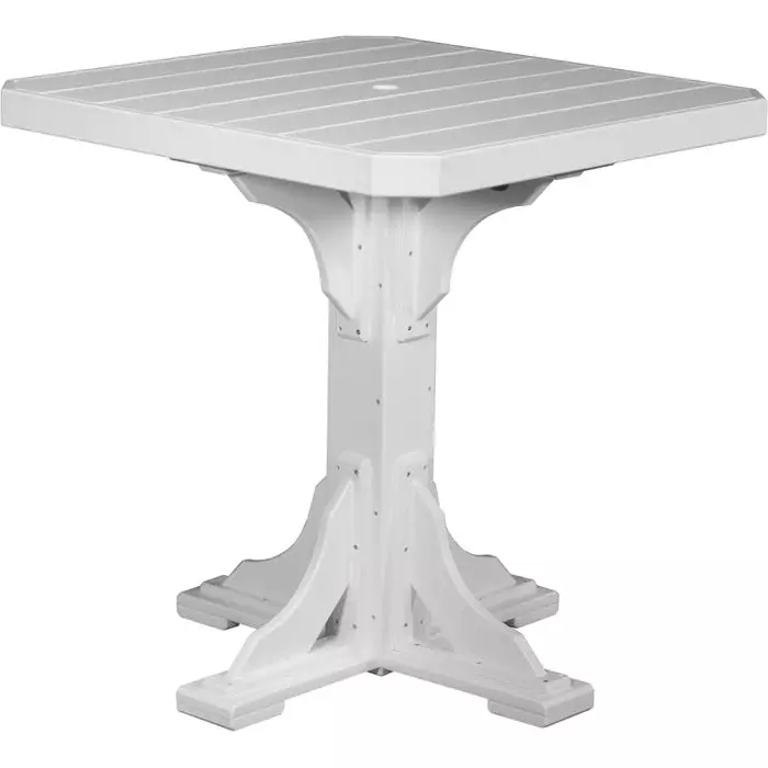 LuxCraft 41" Bar Height Poly Square Table - Image 14
