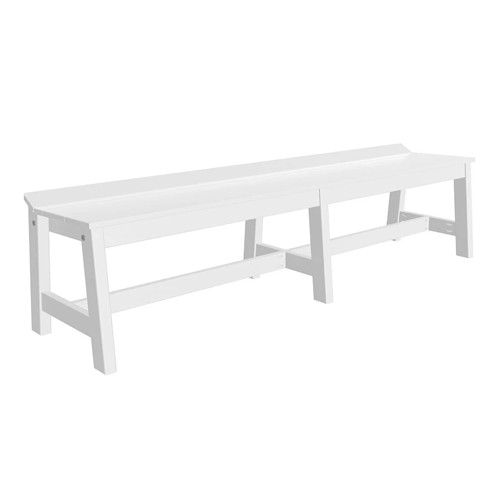 LuxCraft 72" Café Poly Dining Bench - Image 12