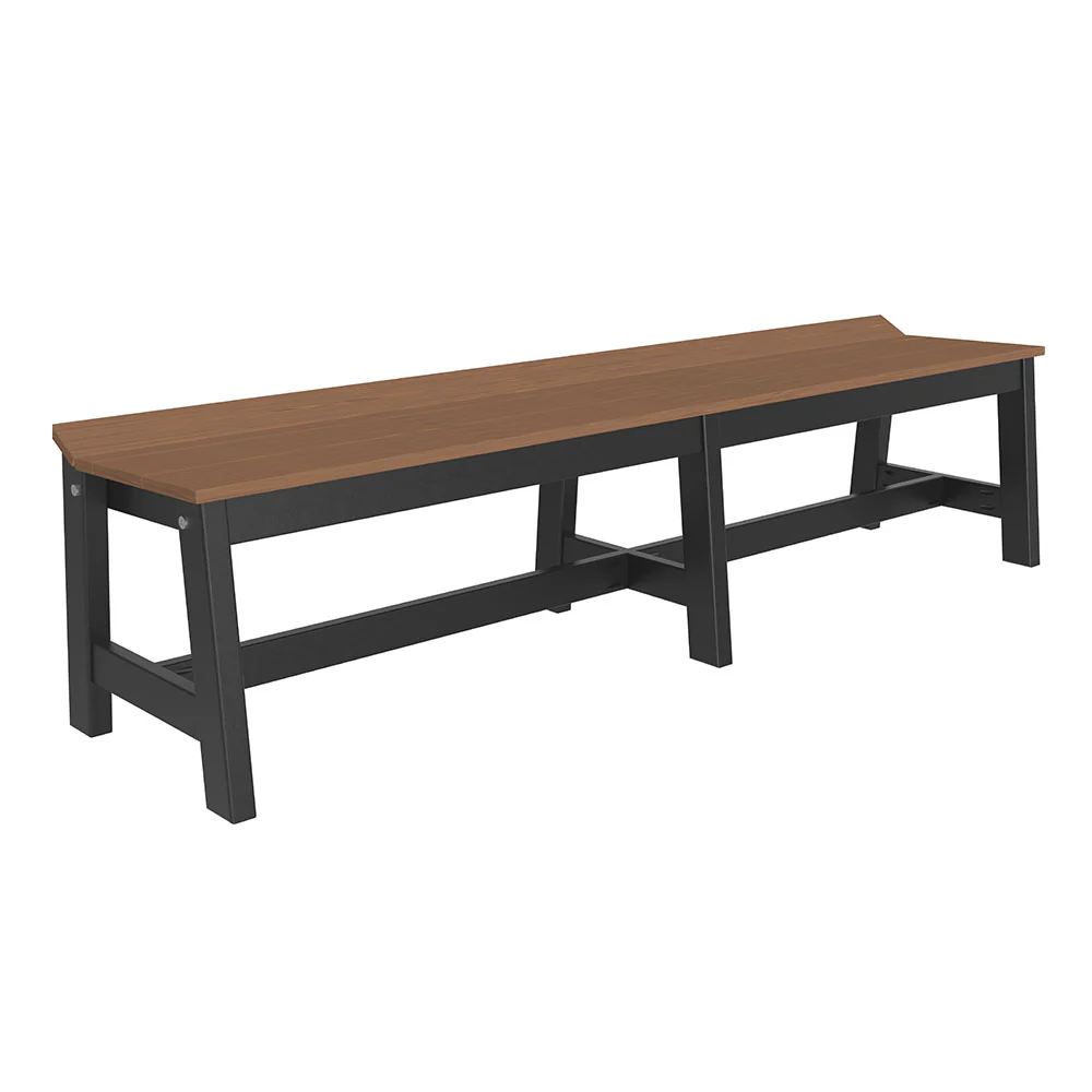 LuxCraft 72" Café Poly Dining Bench - Image 14