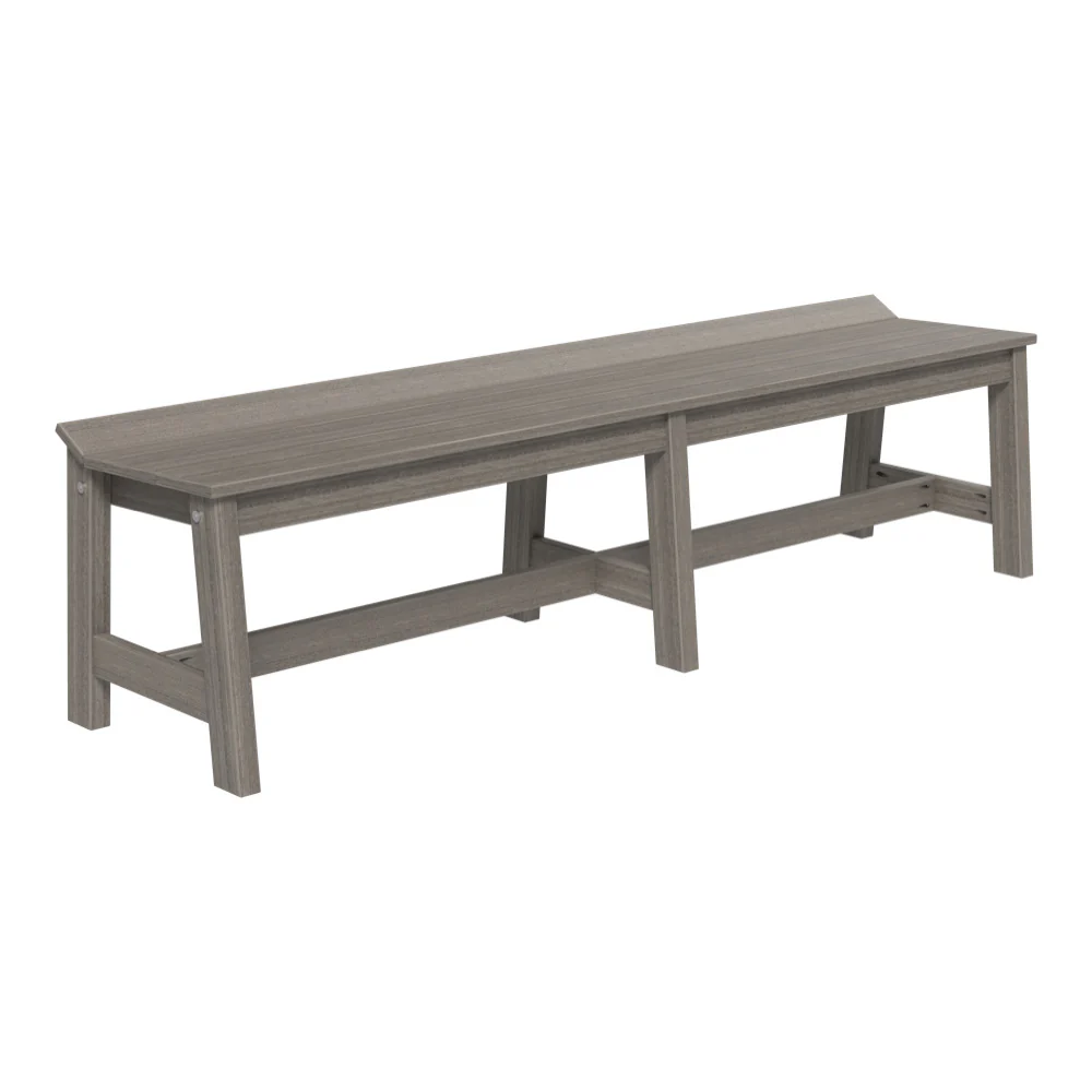 LuxCraft 72" Café Poly Dining Bench - Image 16