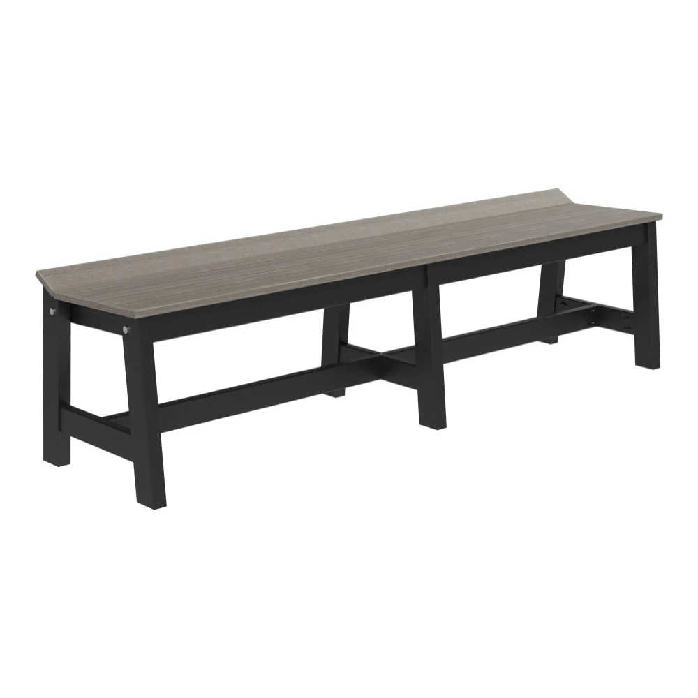 LuxCraft 72" Café Poly Dining Bench - Image 17