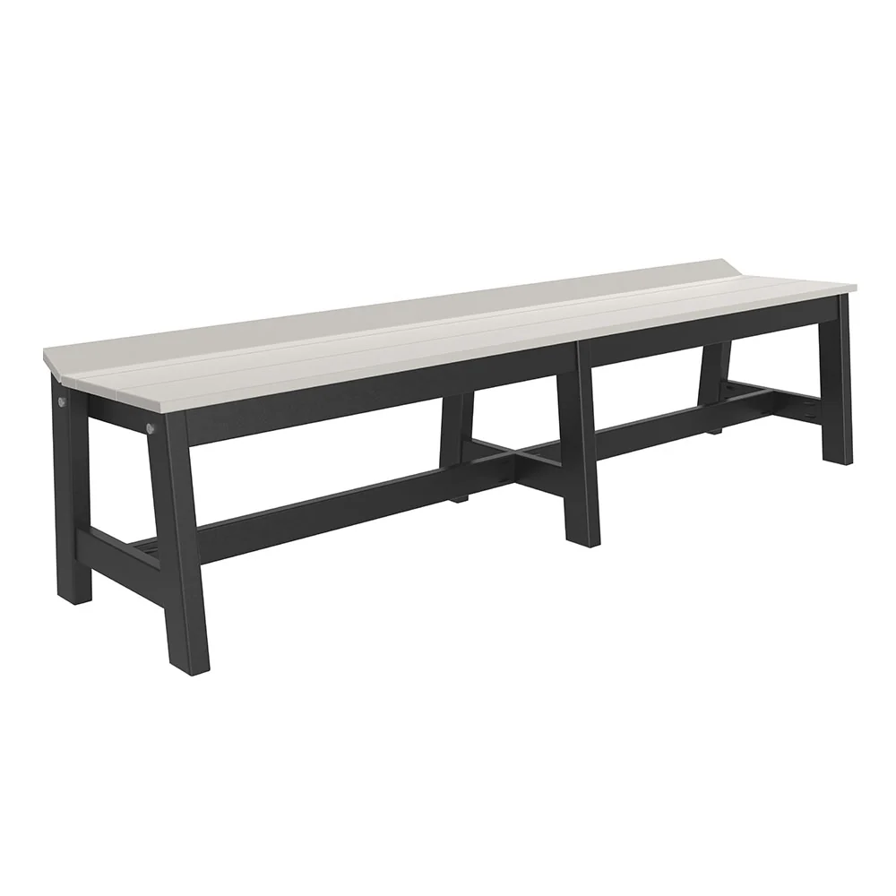 LuxCraft 72" Café Poly Dining Bench - Image 6