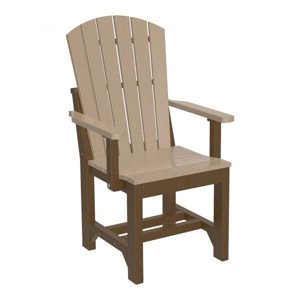 LuxCraft Adirondack Dining Height Poly Arm Chair - Image 12