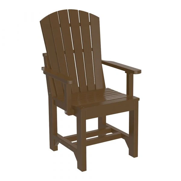 LuxCraft Adirondack Dining Height Poly Arm Chair - Image 6