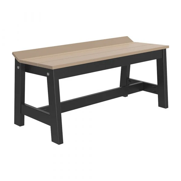 LuxCraft 41" Poly Café Dining Bench - Image 11