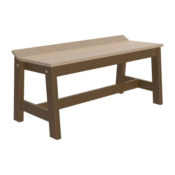 LuxCraft 41" Poly Café Dining Bench - Image 12