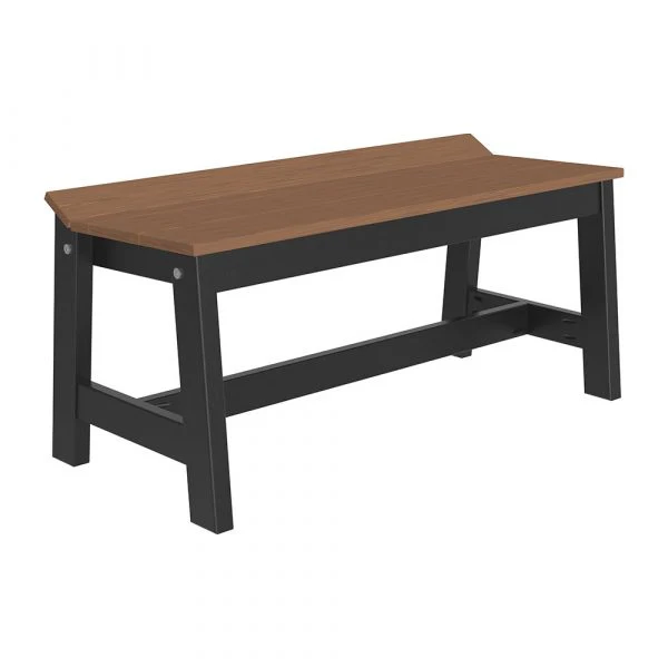 LuxCraft 41" Poly Café Dining Bench - Image 15