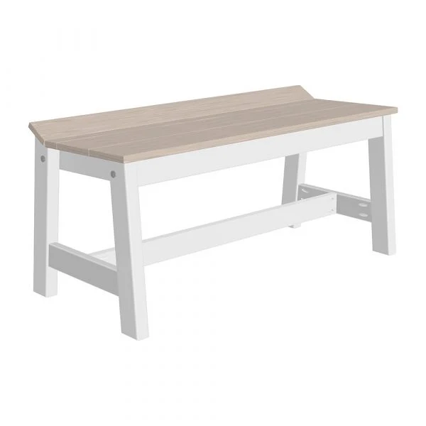 LuxCraft 41" Poly Café Dining Bench - Image 18