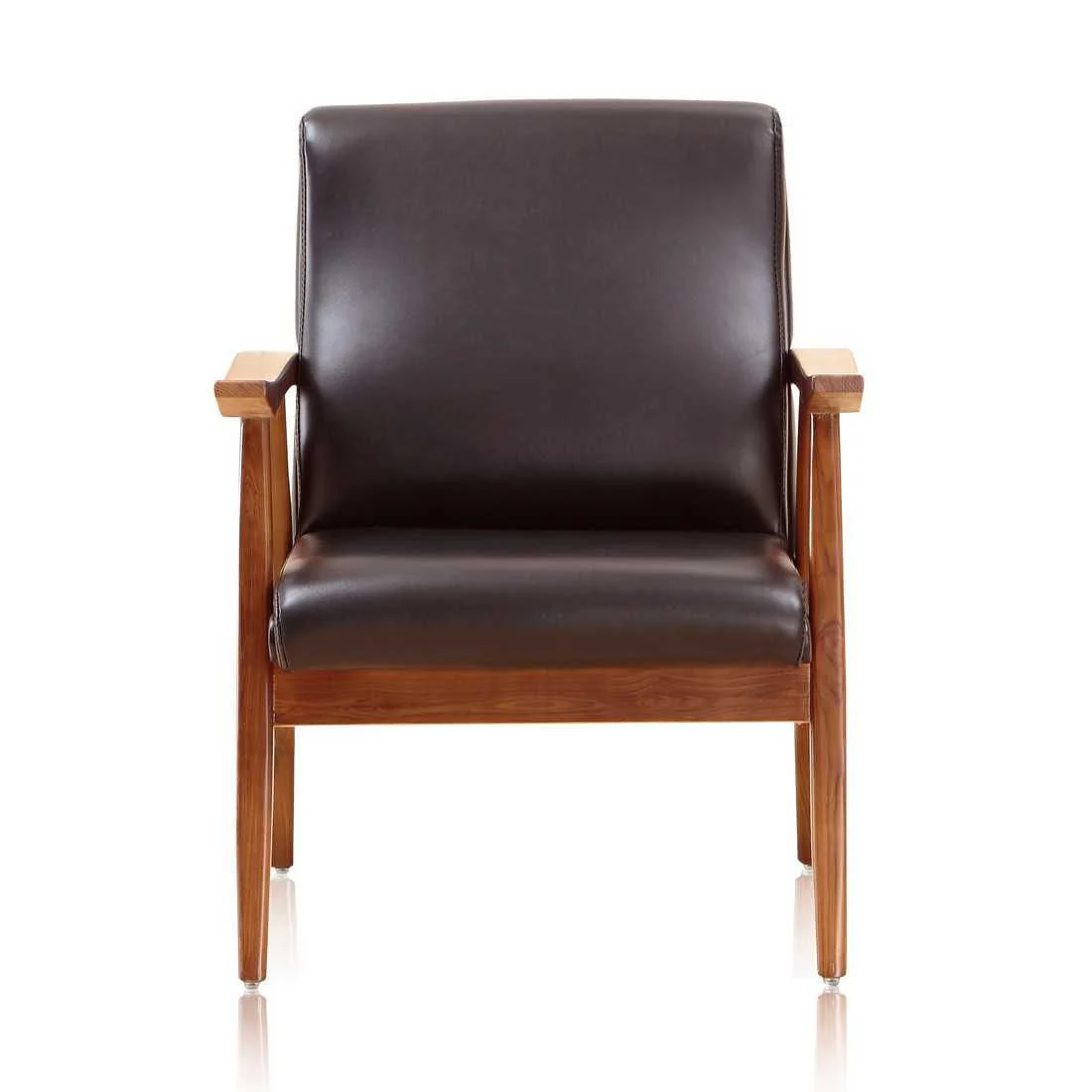 Manhattan Comfort ArchDuke 2-Piece Black and Amber Loveseat and Armchair Set - Image 3