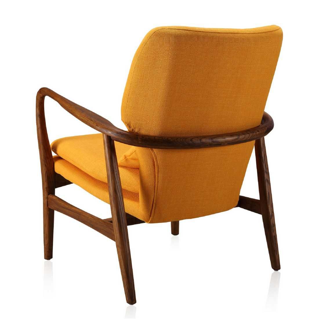 Manhattan Comfort Bradley Charcoal and Walnut Accent Chair and Ottoman - Image 14