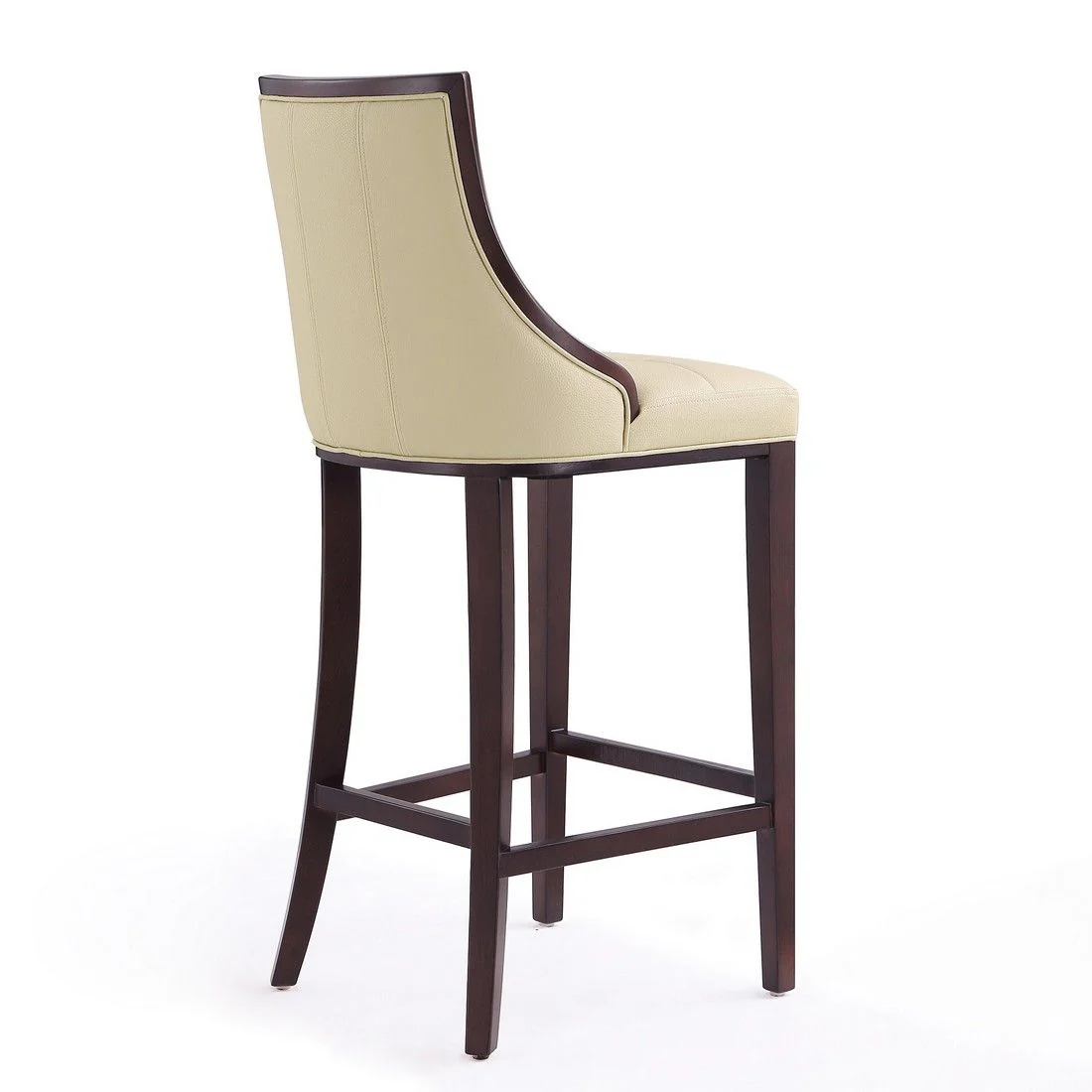Manhattan Comfort Fifth Avenue Faux Leather Barstool in Pebble Grey (Set of 3) - Image 13