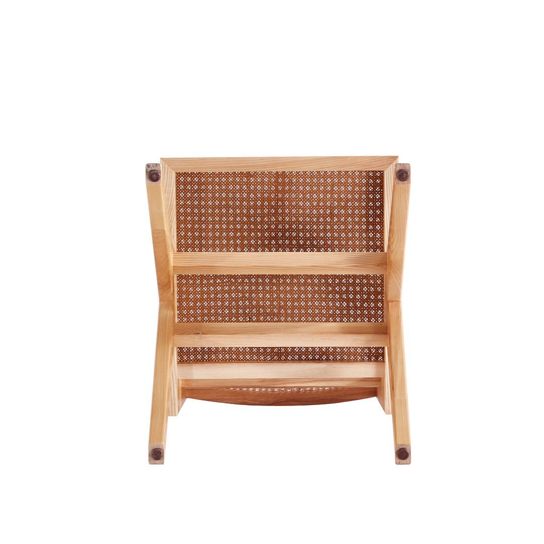 Manhattan Comfort Hamlet Dining Chair in Black and Natural Cane - Set of 4 - Image 19