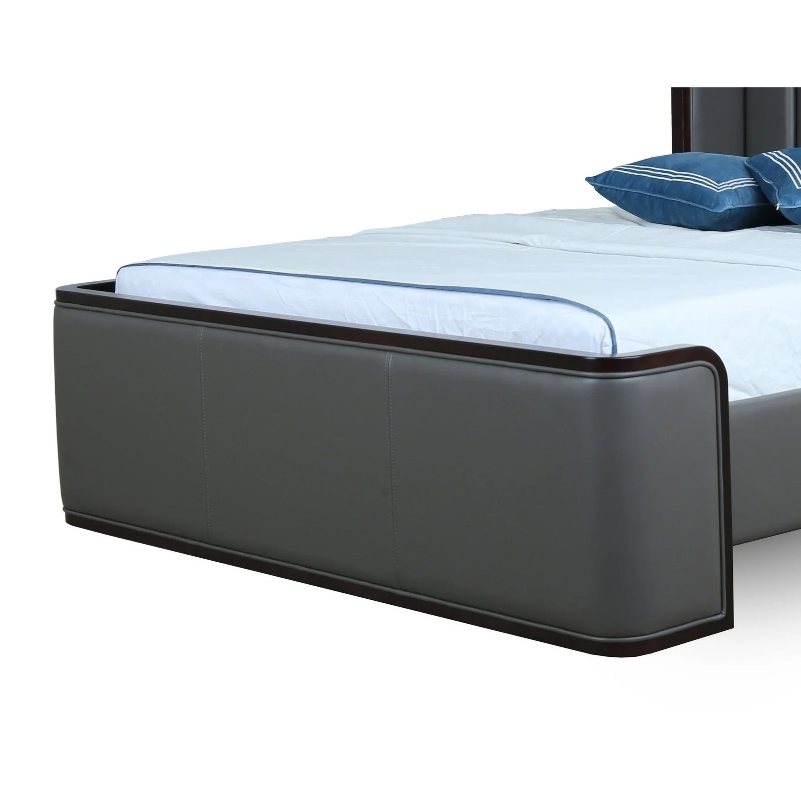 Manhattan Comfort Kingdom Cream Queen Bed - Image 10